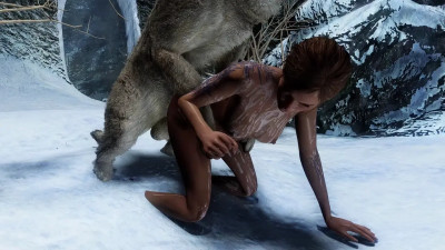 Ellie X Ice Wolf Sex In a Ice Cave