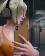 Pharah and Mercy at The Gym [OverFans_]