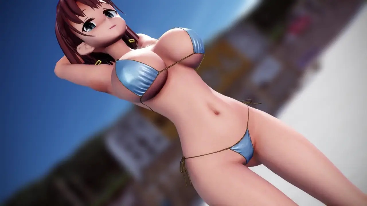 Ai-chan's boobs are super bouncy (白牙＠ホワイトファング) Bikini