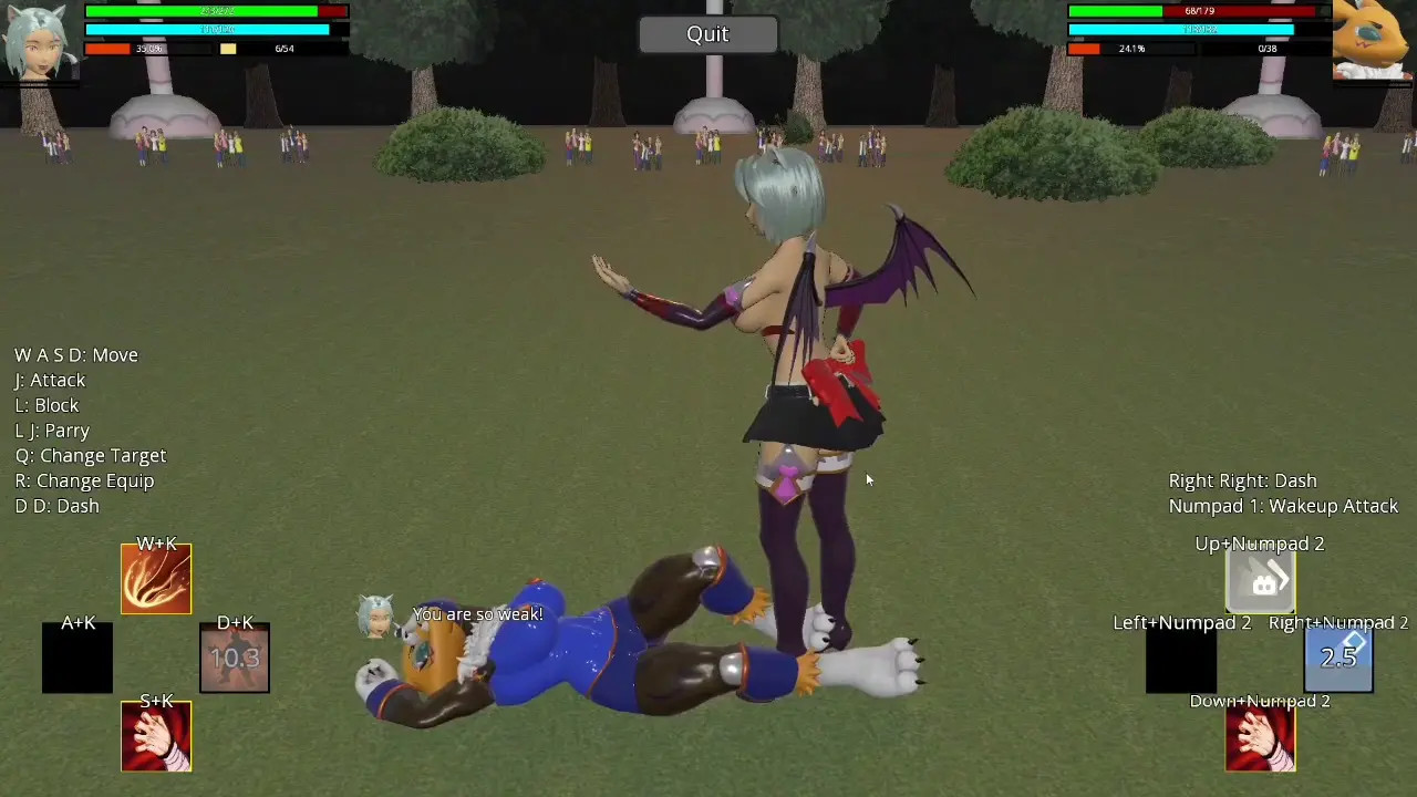 Siren vs jordianna: Heroine rumble 2