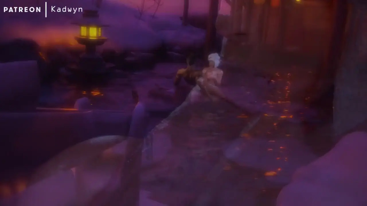 Lara Croft hot springs Paizuri [Kadwyn]