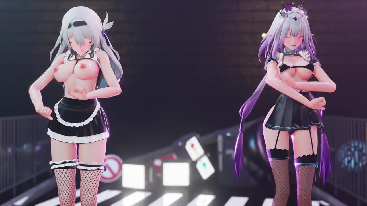 like a maid or cat 《MMD》