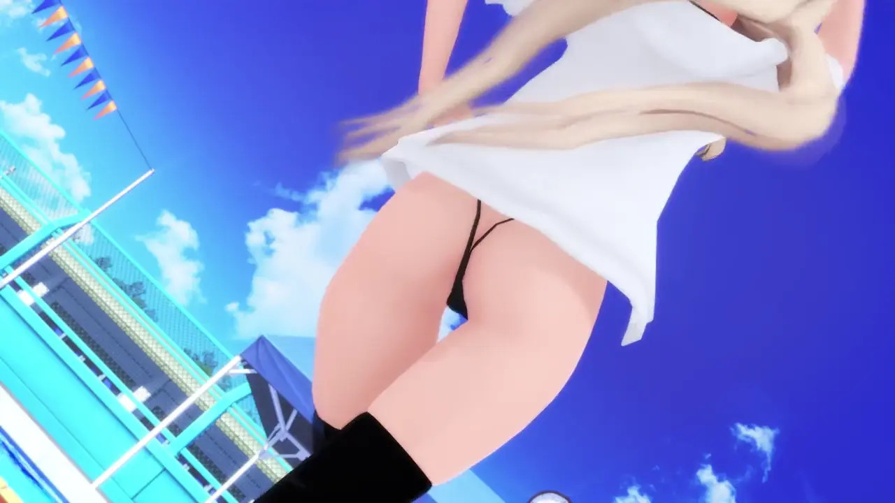 Shimakaze - Deep Blue Town [MMD R15] Astralumina