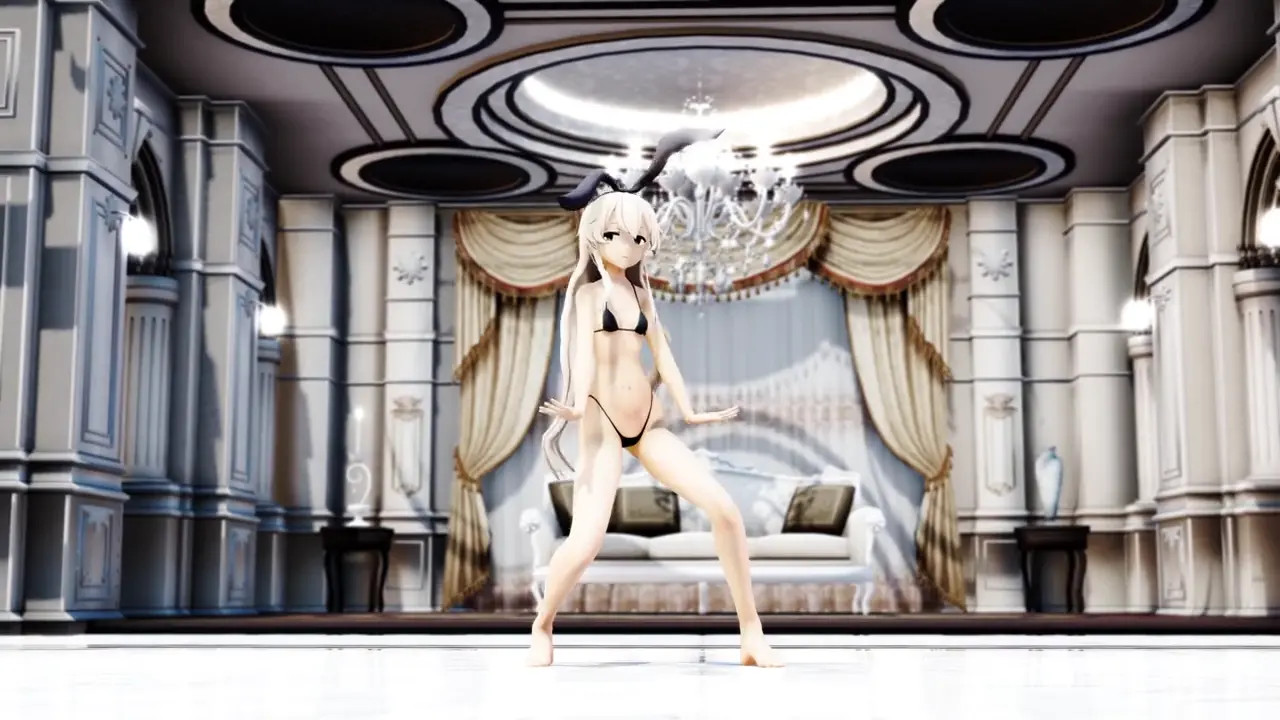 Shimakaze - Isshinfuran [MMD R15] Kuro Neko