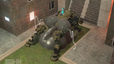 Futa Scorch riding her toy