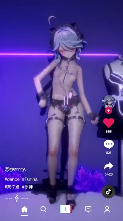 tiktok Furina dance compilation