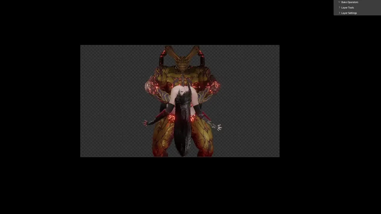 [X3D] tifa x ifrit canceled animation