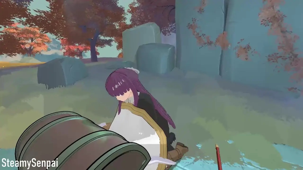 [SteamySenpai] Fern Frees Frieren From A Mimic Figure [Music]