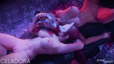 The Kunimitsus[lewdgazer] [4k 60fps]