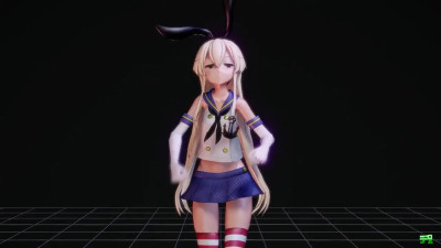 Shimakaze - Kamippoi Na (C ver.) [MMD R15] Delor