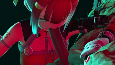 Faye gets donkey punched while sucking dick