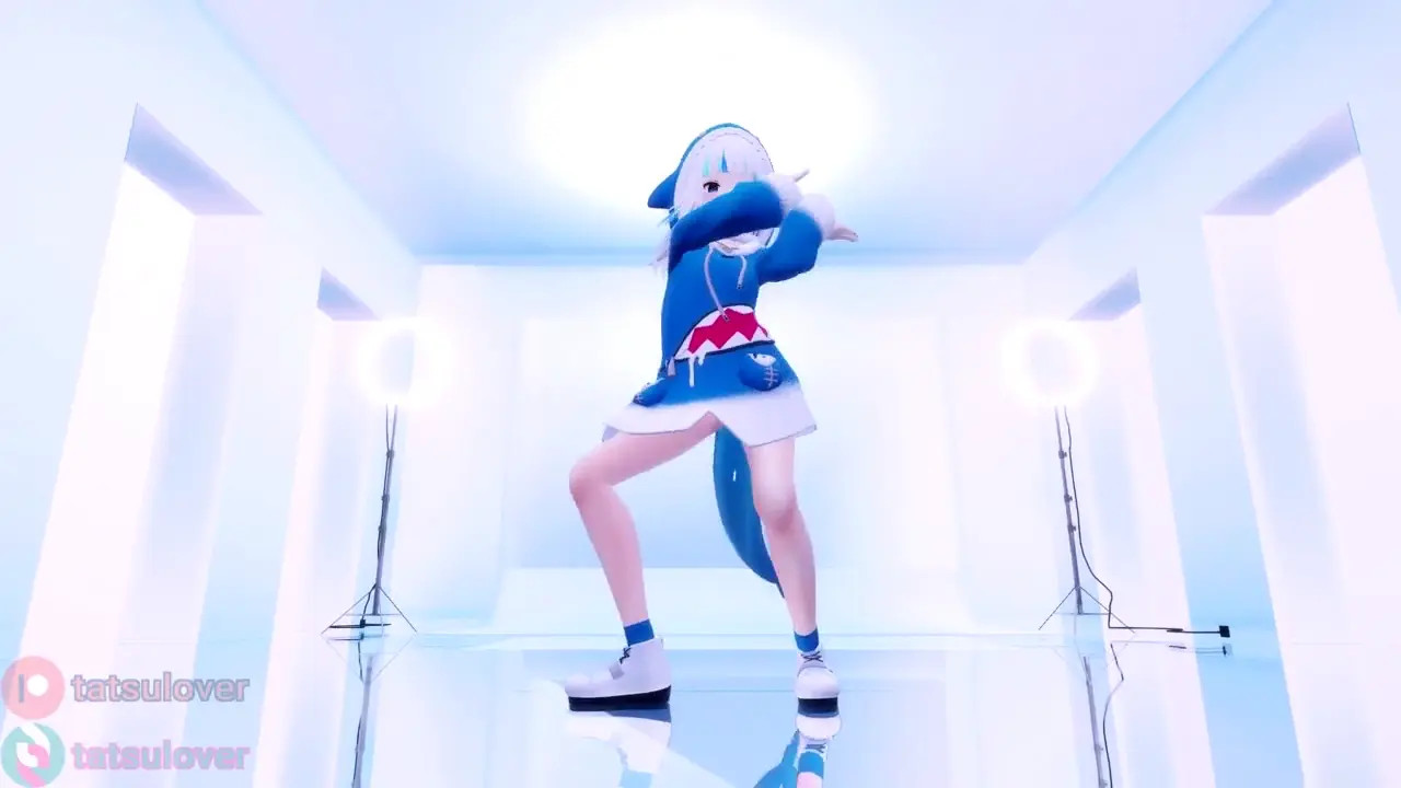 【R-18 MMD】 D.HOLIC - Chewy - Gawr Gura