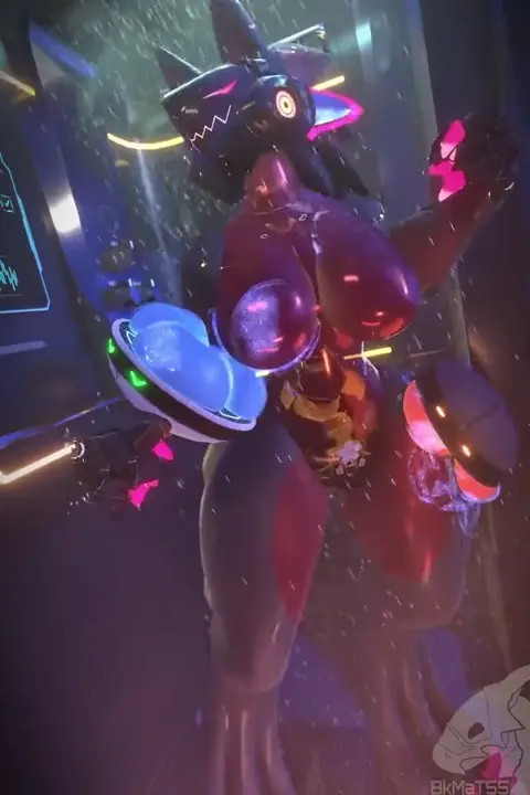 Protogen shower with bots