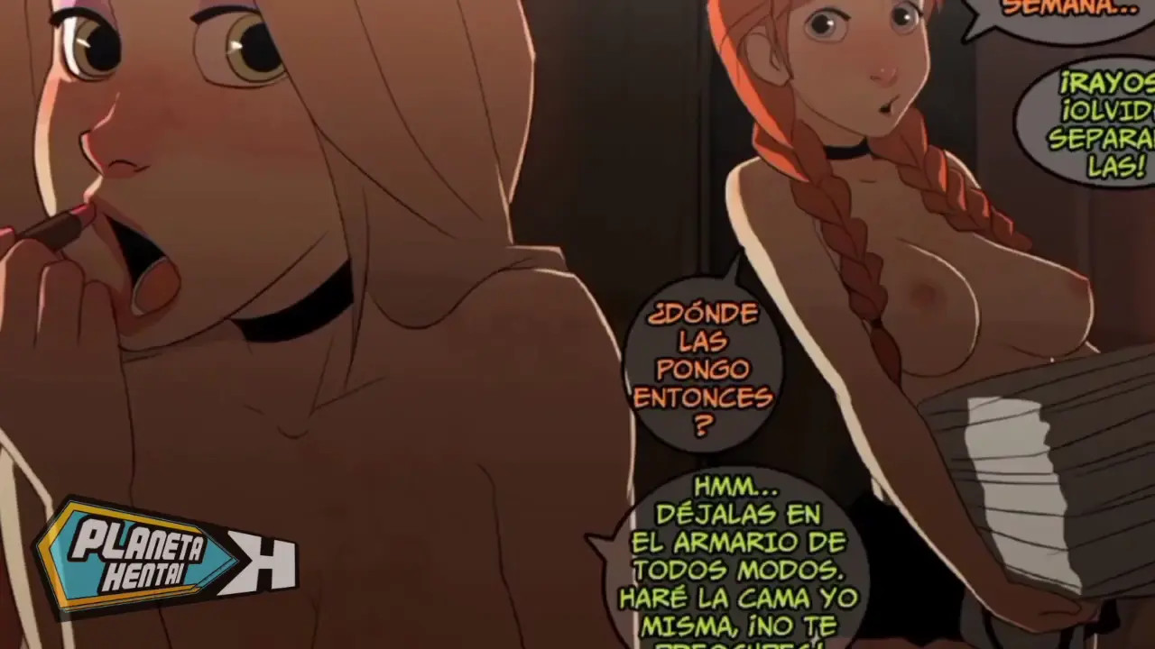 Princess Elsa's Sex Dungeon Spanish comic
