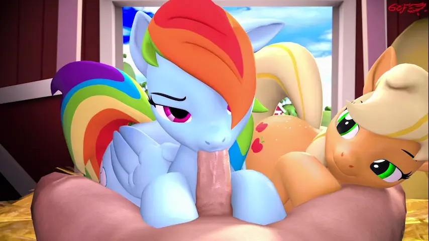 Rainbow Dash Blowjob Treat『Godoffury』