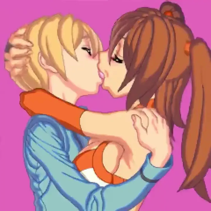 Pridot and Klintz kissing