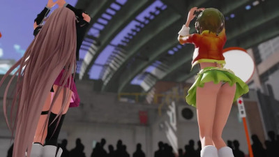 Gumi & IA Forced To Strip In Public - Love Me If You Can