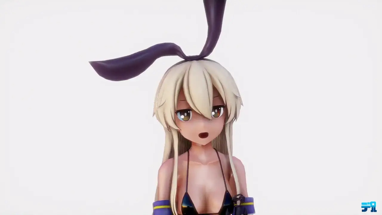 Shimakaze - Higan (A ver.) [MMD R15] Delor
