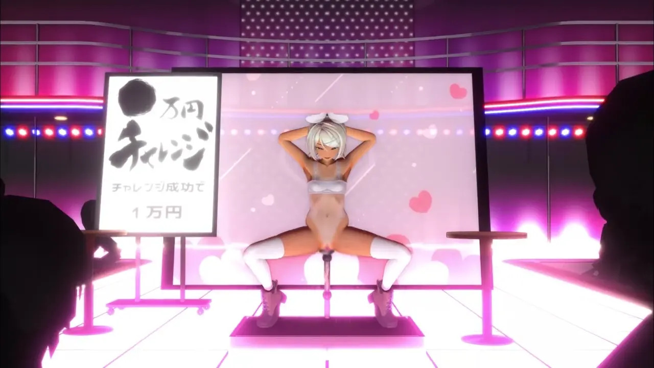 Kagamine Rin & Mikoto Misaka Belly Bulge Show [Small Breasts Lovers Club]