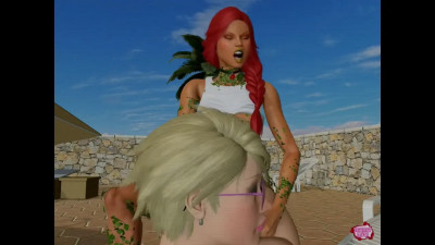 Mamamia! TAS Episode 8 Poison Ivy vs Powergirl