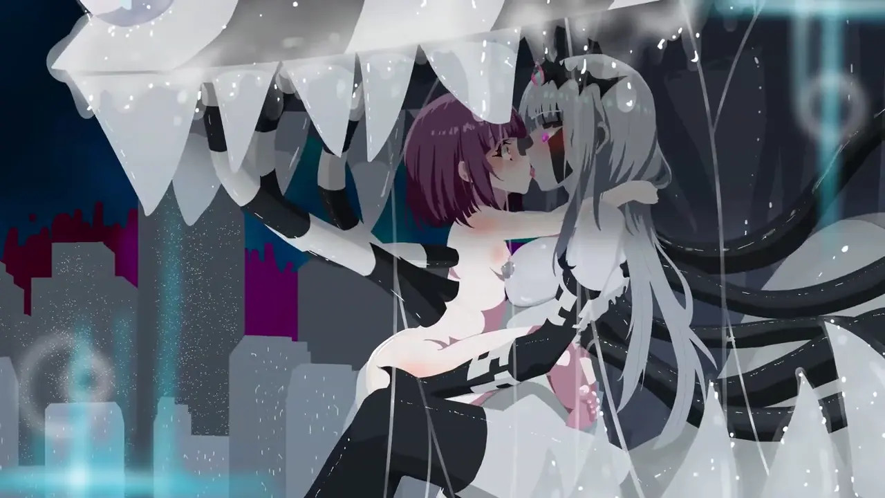 Magical girl's mother evolves and inject her daughter with demon essence