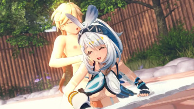 [2K/120FPS] Aether x Mualani: Pool Doggystyle Heat V1 [Realize]