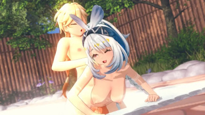 [2K/120FPS] Aether x Mualani: Pool Doggystyle Heat V3 [Realize]