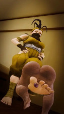 Ibuki Street Fighter footjob