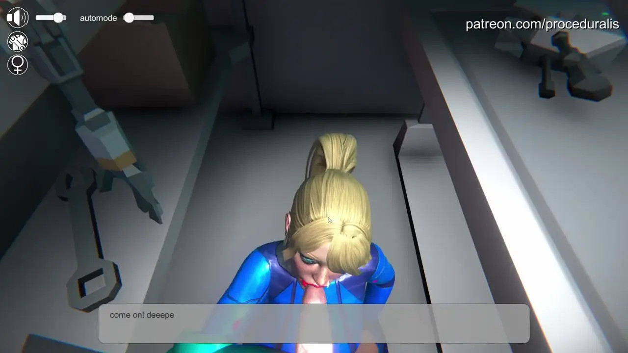 Samus in a gear shop (proceduralis)