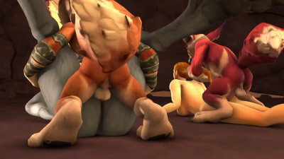 Human and worgen fucked by Vulpera