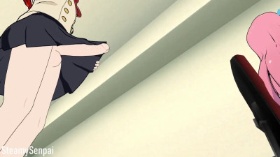 [SteamySenpai] Kita Catches Bocchi Jerking Off [No Music]