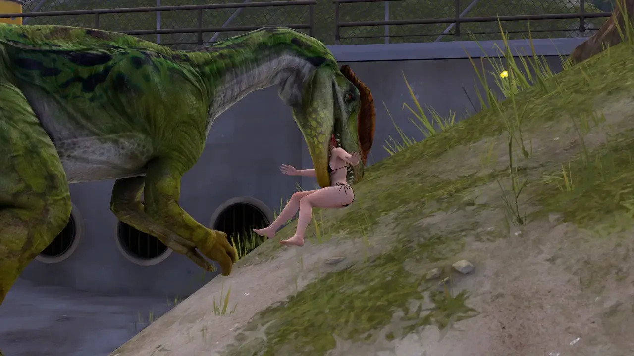 Regina's dino crisis vore by thelittleboot