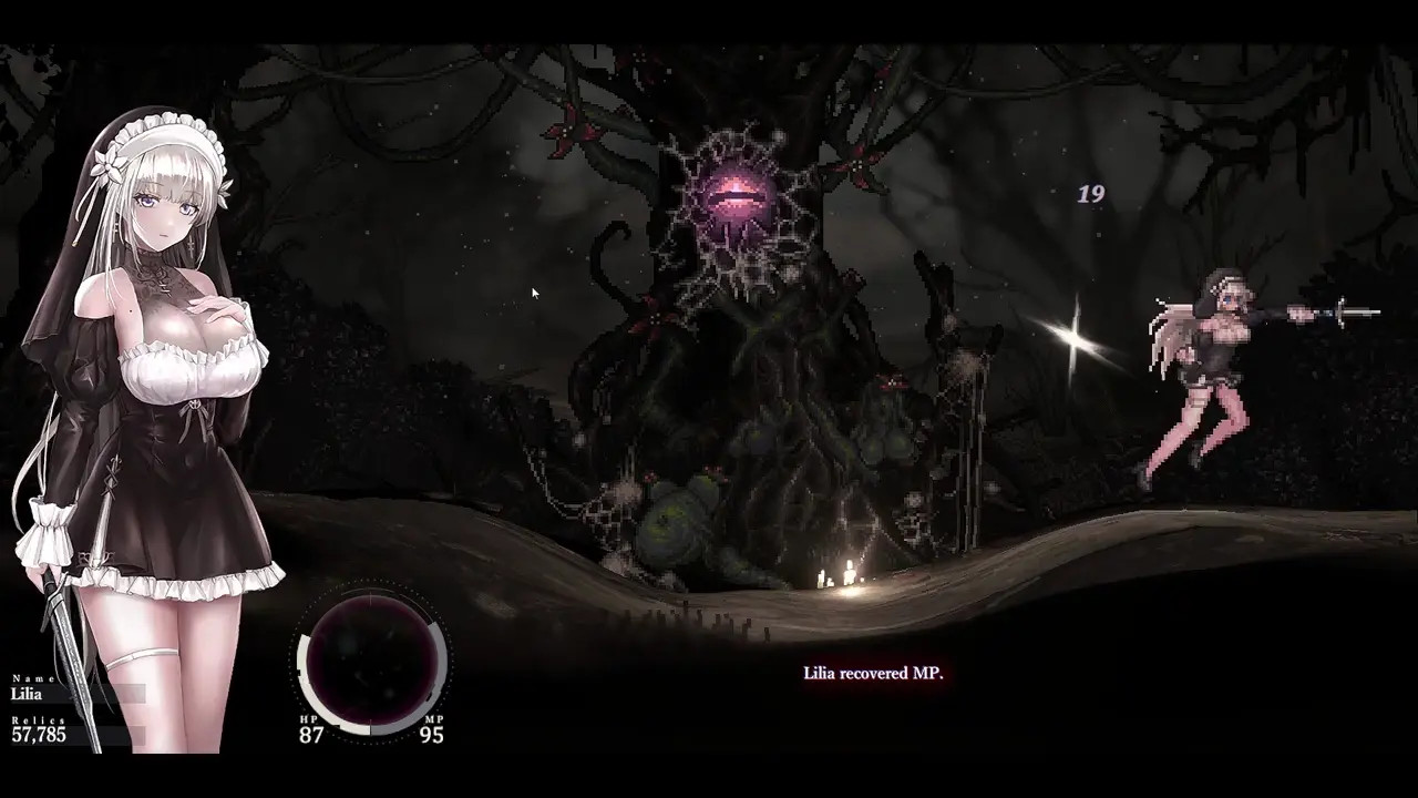 Sinisistar 2 - Lilia becomes part of a tree.