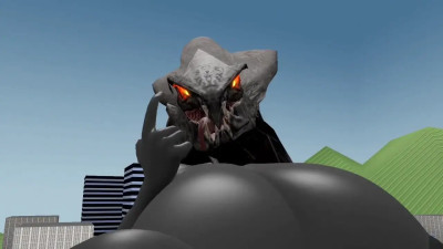 Godzilla cheating on Mothra with a thick female Muto