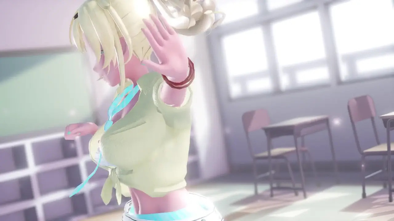 [4kmmd]Tower of Flower Iroha Chloe normal White-Yellow ver