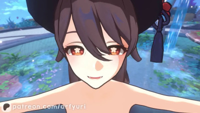 Hu-Tao And Aether Standing Sex [Loop]