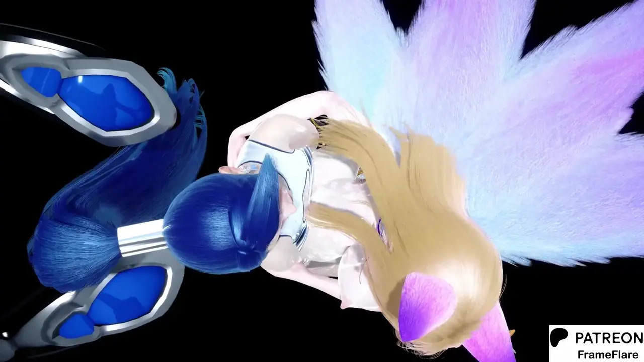 KDA Ahri x KDA Kaisa League of Legends Hentai Animation high quality