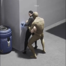 The female lead is in crisis.