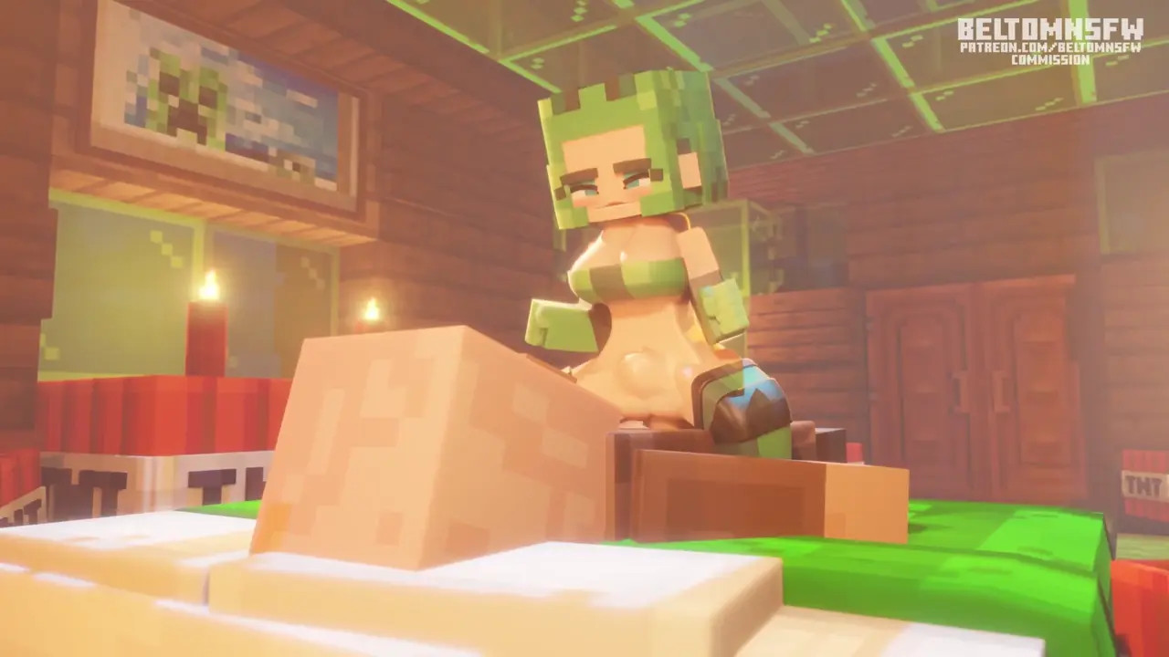 CREEPER GIRL FUCK VILLAGER FROM MINECAFT - Minecraft ANIMATION (BeltomNSFW)