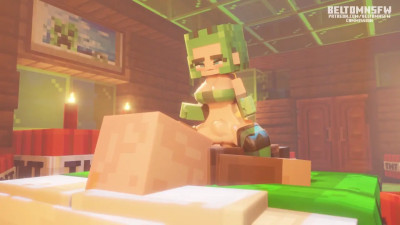 CREEPER GIRL FUCK VILLAGER FROM MINECAFT - Minecraft ANIMATION (BeltomNSFW)