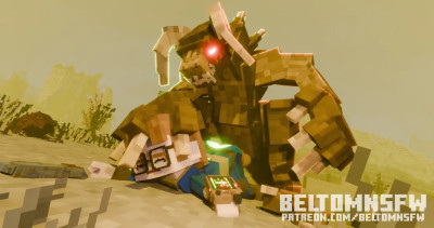 Elli x Deathclaw - Minecraft ANIMATION (BeltomNSFW)