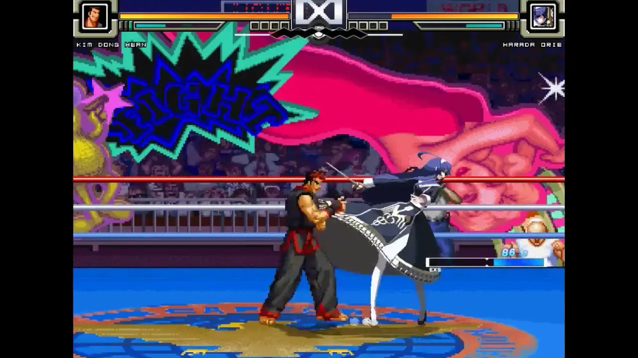 MUGEN- Orie dominated by gang of fighters (gettag)