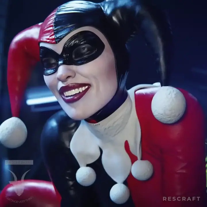 [Fart warning] Harley Quinn rides her favorite toy