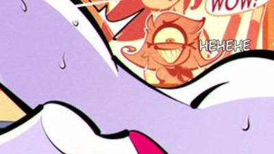 Charlie x Vaggie Passionate strap-on sex comic dub