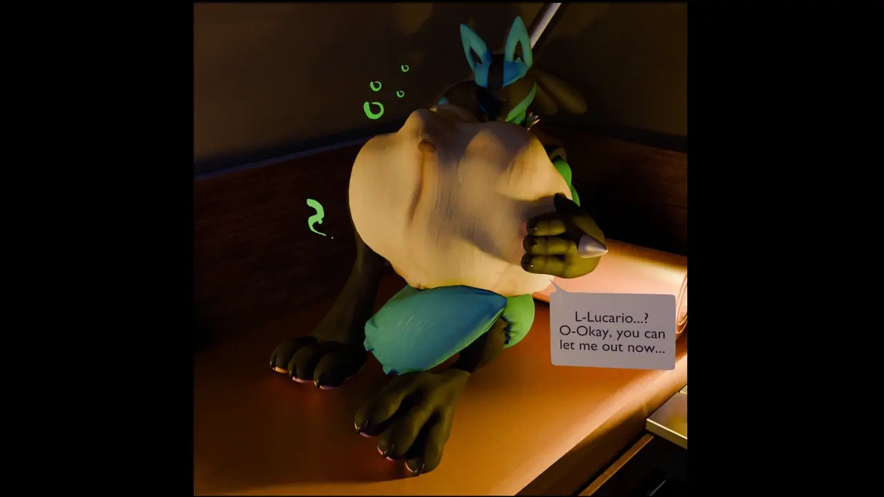 Lucario camping by malunisisos