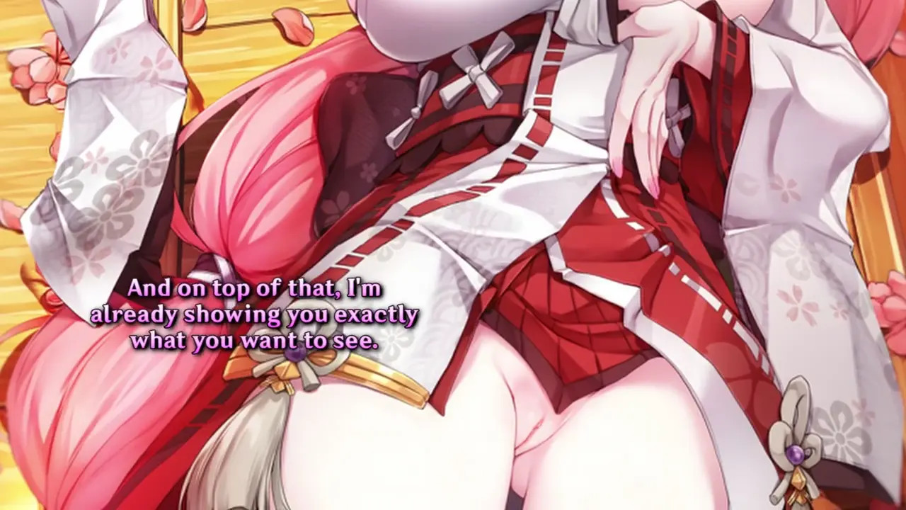 [Animated and Voiced HJOI] Yae's Gangbang - Day 13 (Soft Femdom Multiple Day Series)