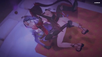 Black swan x Sparkle Futa sex [sound/NTR]