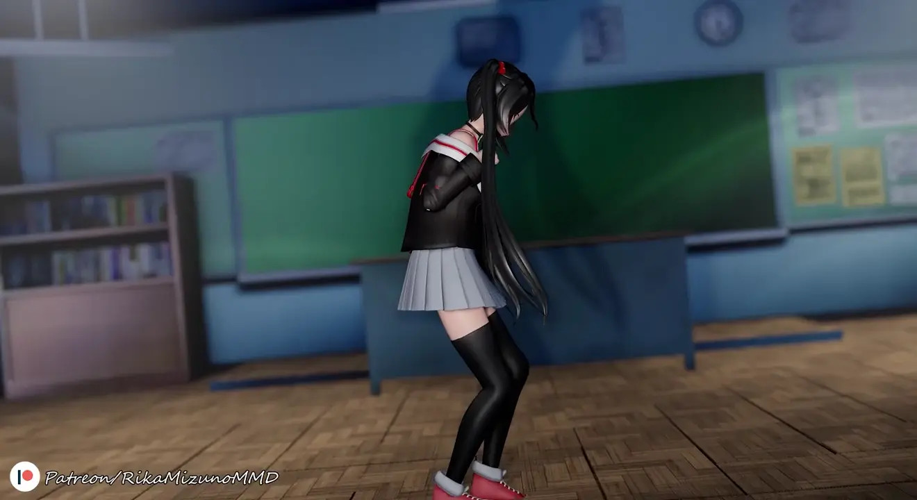 Violet Sky Sexy Dance - Bunches MMD R-18