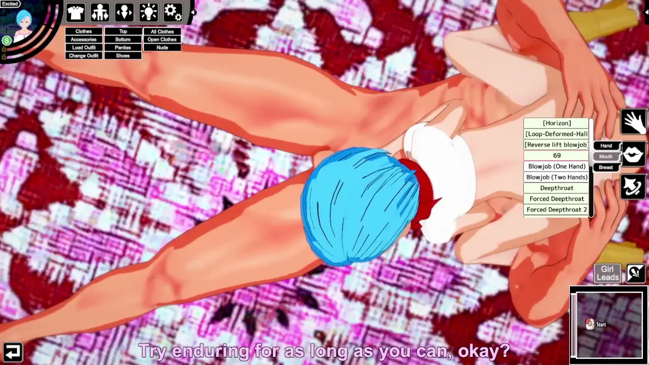 Bulma and Master Roshi hentai sex