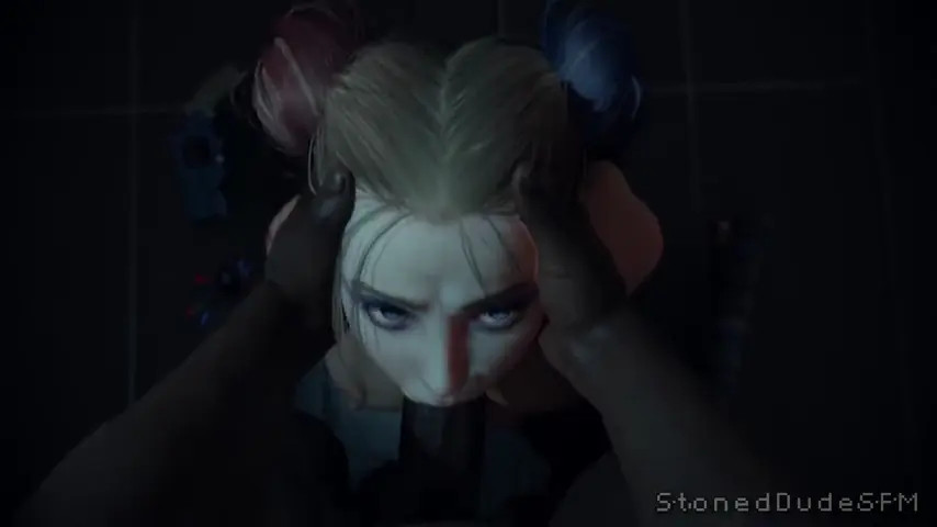 Harley Quinn facefucked